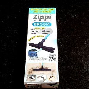 Zippi Flexible Broom w/Squeegee